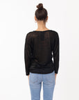 Floral Mirrored Print Long Sleeve