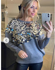 Mirror Sequin Jumper
