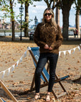 Fluffy Metallic Gold Jumper