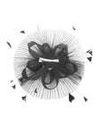 Mesh Fascinator with Sculpted Bow And Faux Pearl Detail