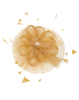 Mesh Fascinator with Sculpted Bow And Faux Pearl Detail