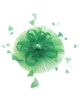 Mesh Fascinator with Sculpted Bow And Faux Pearl Detail