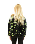 Star pattern knitted jumper