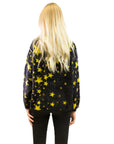 Star pattern knitted jumper