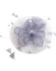Mesh Fascinator with Sculpted Bow And Faux Pearl Detail