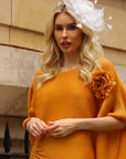 Mesh Fascinator with Sculpted Bow And Faux Pearl Detail
