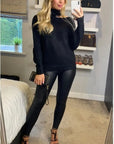 Jumper with Cut Outs and Chain Detail