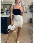 Floral Crochet summer Skirt