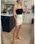 Floral Crochet summer Skirt
