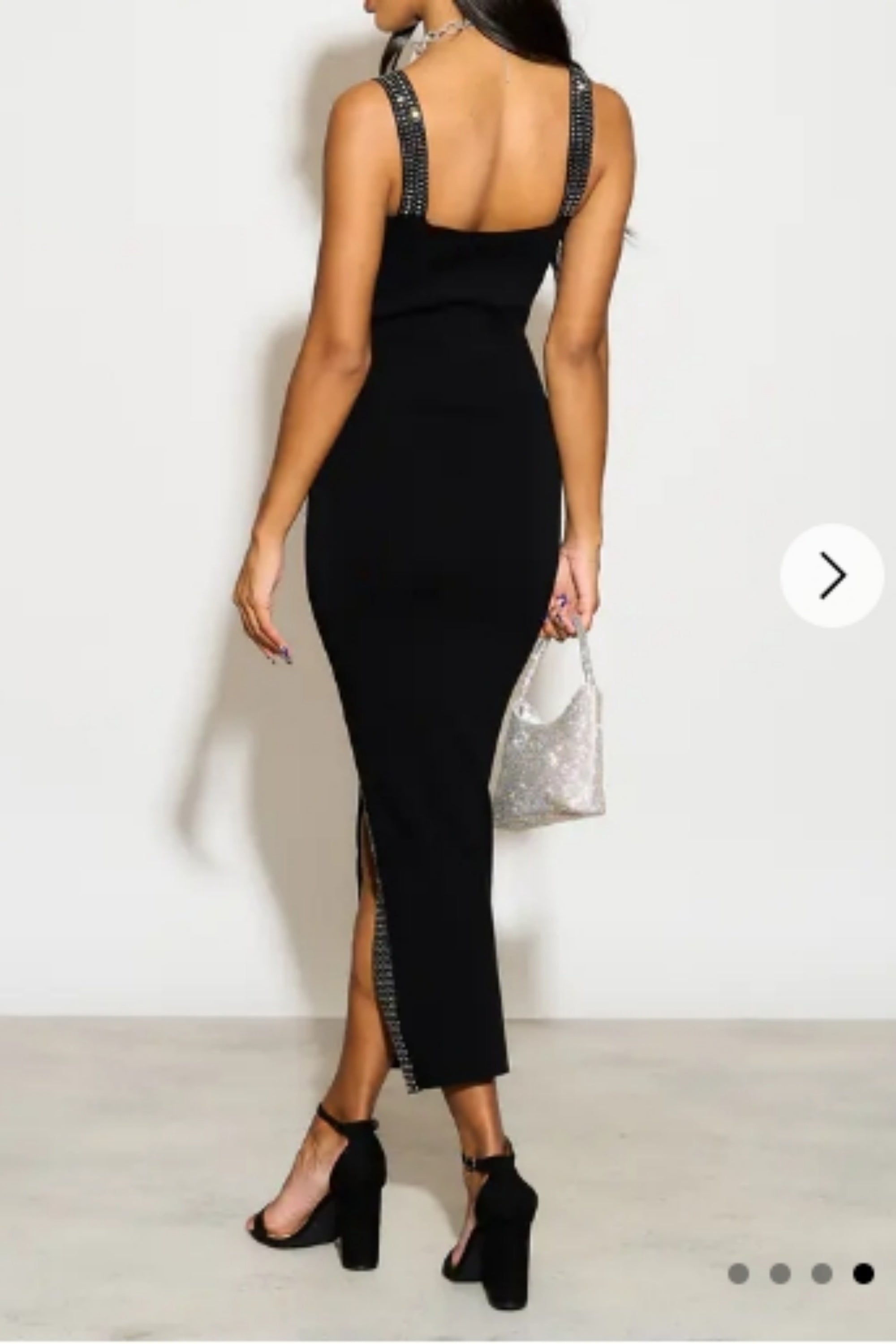 Multi Diamond Sequin Maxi Dress in Black CY Boutique Multi Diamond Sequin Maxi Dress in Black CY Boutique