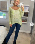 Plain color Jumper Top with Front Pocket