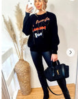 Sequin embellished jumper (Black)