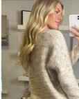Cream Knitted Jumper Knitwear