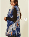 Soft Faux Fur oversize long Gilet
