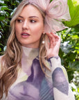 Sculptural Fascinator Headband with Feather Accents