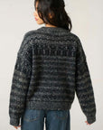 Knitted Classic Grey & Black Striped Jumper