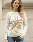 Spider Fluffy Jumper (White)