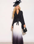 Statement Feather Flower Wide Brim Fascinator