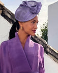 Statement Bow & Feather Disc Fascinator
