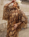 Feather Flower Fascinator with Netted Veil