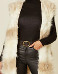Faux Fur Gilet (GREY)