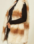 Faux Fur Gilet (BROWN)