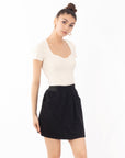 Floral embroidered Skater Skirts
