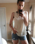 Multi Chain Vest Top (White)