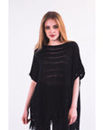 Cotton Oversize Top (BLACK)