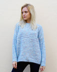 Blue Knitted Jumper Knitwear