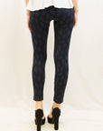Feather Print fleece leggings