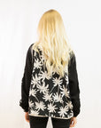 Floral Print Bomber Jacket (Tree floral)