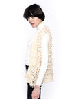 Tassel Knitted Cardigan Jacket (Cream)