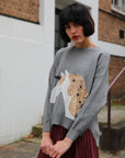 UNICORN HORSE sequin embellished Jumper