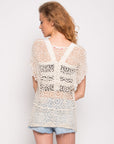Floral Crochet Lace Top (White)