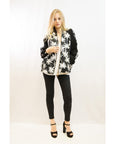 Floral Print Bomber Jacket (Tree floral)