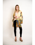 paisley and floral print Kimono Kaftan Cardigan