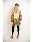 paisley and floral print Kimono Kaftan Cardigan