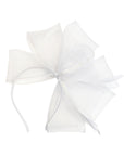Sculptural Fascinator Headband with Feather Accents