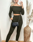 OFF Shoulder tracksuits