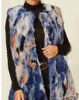Soft Faux Fur oversize long Gilet