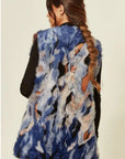 Soft Faux Fur oversize long Gilet