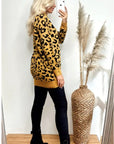 Leopard Print Fine Knit Jumper