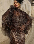 Statement Fascinator with Veil, Bow and Feather Accents