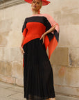 Statement Fascinator Hat With Feather Detail In Red