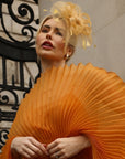 Mesh Fascinator with Sculpted Bow And Faux Pearl Detail