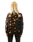 Star pattern knitted jumper