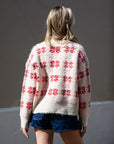 Classic & Cozy Snowflake Knit Jumper in Pink