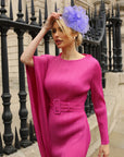 Mesh Fascinator with Sculpted Bow And Faux Pearl Detail