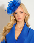Mesh Fascinator with Sculpted Bow And Faux Pearl Detail